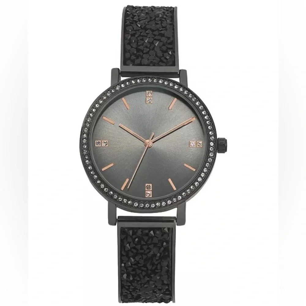 NIB Women's Druzy Stone Bracelet Watch